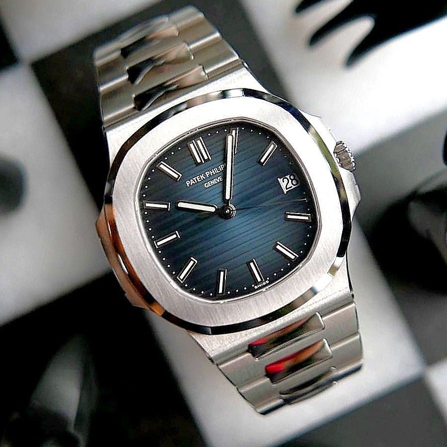 PATEK PHILIPPE WATCH WITH BLUE DIAL
