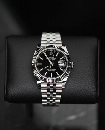 Rolex Watch with Black dial