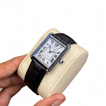 Cartier Tank Solo - Silver Roman Numeral Dial