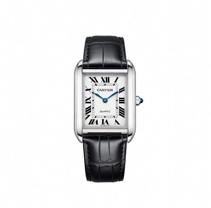 Cartier Tank Solo - Silver Roman Numeral Dial